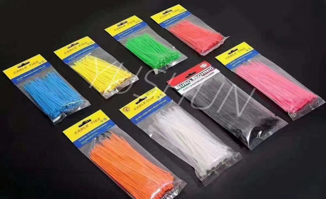 Dauerhafte, selbstverriegelnde Nylonkabel-Plastikbänder - OEM - in Weiß oder Schwarz erhältlich