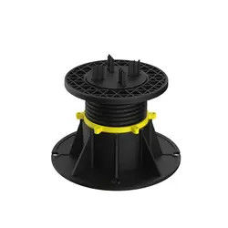 45mm-80mm justierbarer Plastiksockel-keramische Unterstützungen für Fußbodendecking im Freien