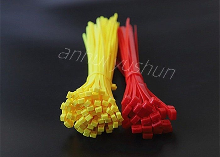 Flammschutz UL94V-2 OEM Farbenfrohe Kunststoff-Nylon-Kabelbindung für alle Größen