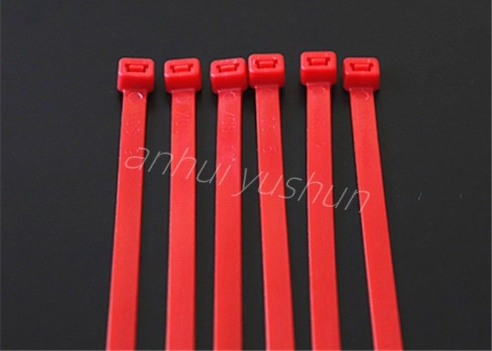 Flammschutz UL94V-2 OEM Farbenfrohe Kunststoff-Nylon-Kabelbindung für alle Größen