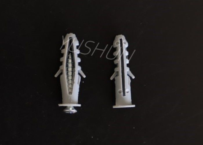 Plastik- Nylon-14*75mm helles oder dunkles Grey Color Plastic Wall Plug schrauben Gebrauch für Wand