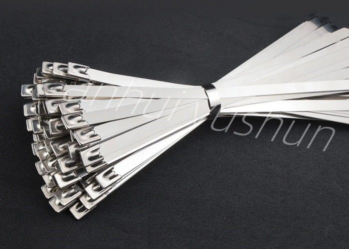 Wiederverwendbarer 201/304/316 Metallrostfreier Kabelbinder für springende Drähte 4.5x450mm