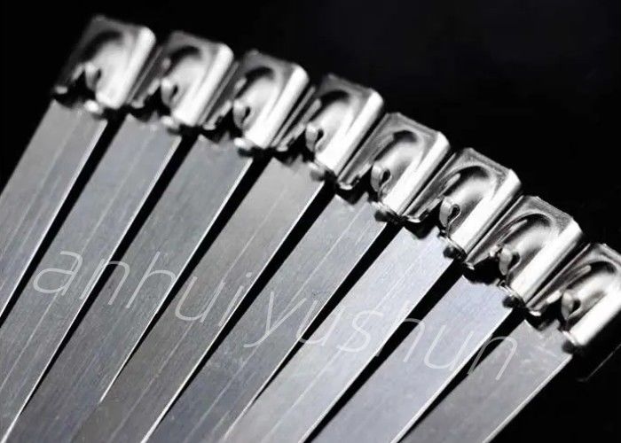 Wiederverwendbarer 201/304/316 Metallrostfreier Kabelbinder für springende Drähte 4.5x450mm
