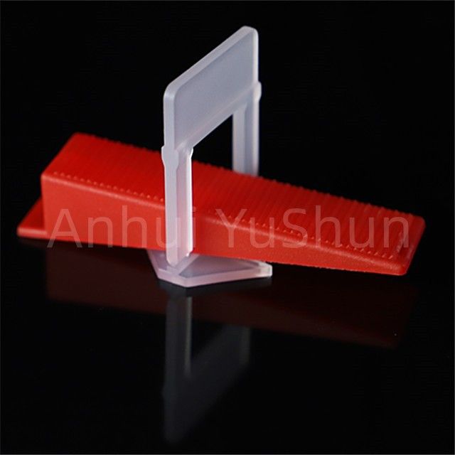 Mehrfarbige 1,5 mm Plastikfliesen-Neben-Klips und -Wegel für Boden und Wand