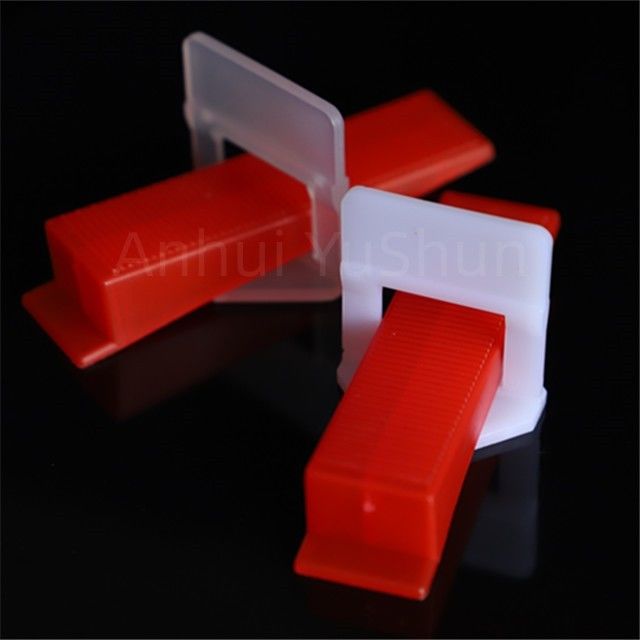 Mehrfarbige 1,5 mm Plastikfliesen-Neben-Klips und -Wegel für Boden und Wand