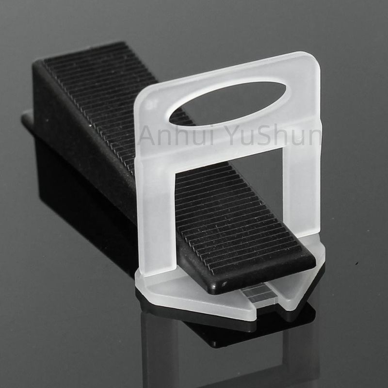 Pp. decken das Planieren von Clipn mit Ziegeln und zwängen 2.0mm blaue Farbe 100pcs für Boden