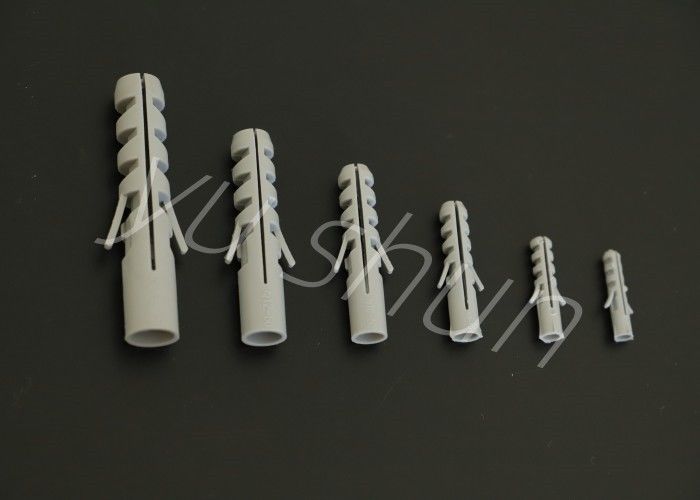 7mm 10mm dunkle Grey Color Asymmetric Expansion Plastic Anschlussstecker-Schrauben-Gewohnheit