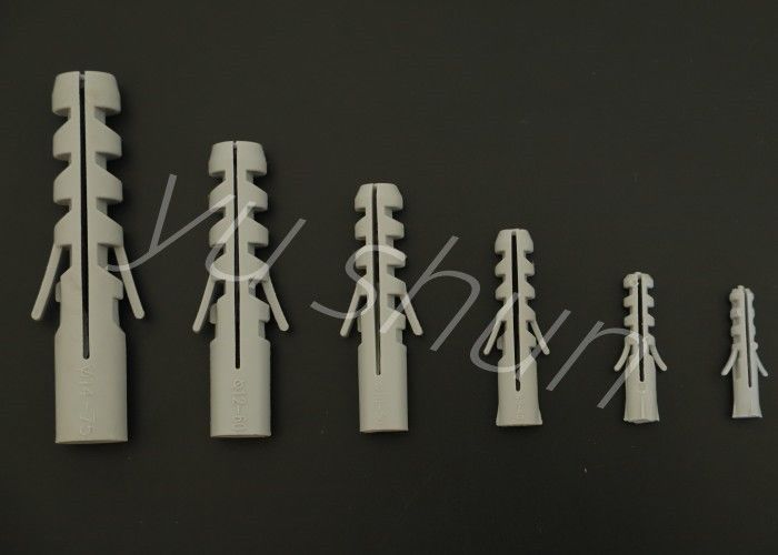 Plastik erweitert Nägel mit Grey Color Plastic Wall Plug-Schrauben-Gebrauch der Schrauben-6mm des Licht-S6 für Wand