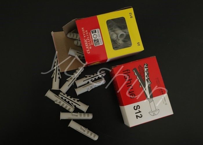Plastik erweitert Nägel mit Grey Color Plastic Wall Plug-Schrauben-Gebrauch der Schrauben-6mm des Licht-S6 für Wand