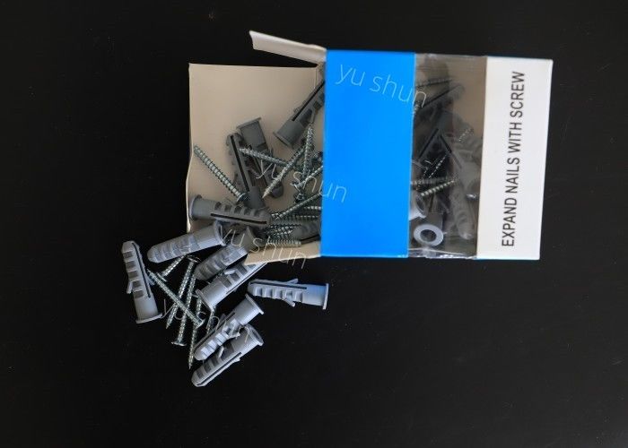 Großhandels-pp., Plastik-PET-ISO-Haushalts-starken Plastiknylonanker 8*40 Millimeter 100pcs/BagSuitable Anschlussstecker für Holzfaserplatte