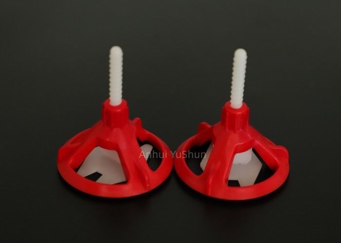Pom Material Red Spin Doctor-Bodenfliese, die System 2mm für Fliesen-Position planiert