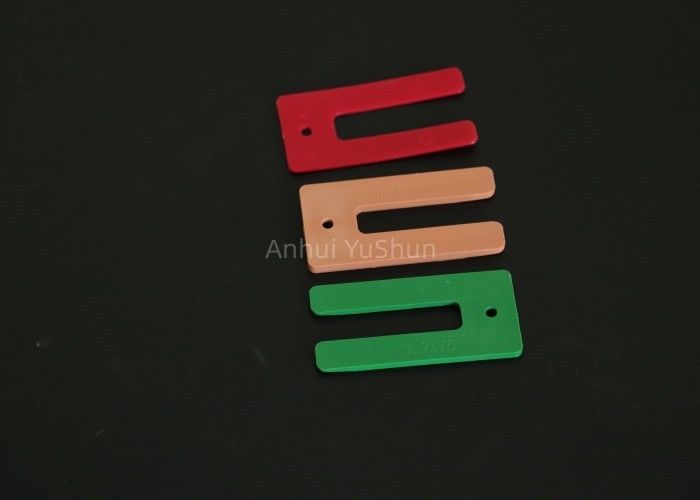 6mm glasierende Plastikfenster-Verpacker U Shim Type Horseshoe