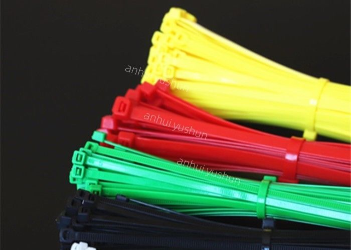 18 lbs Zugfestigkeit Selbstverriegelung Nylonkabel Kunststoff Bindungen für sichere Draht Bundling