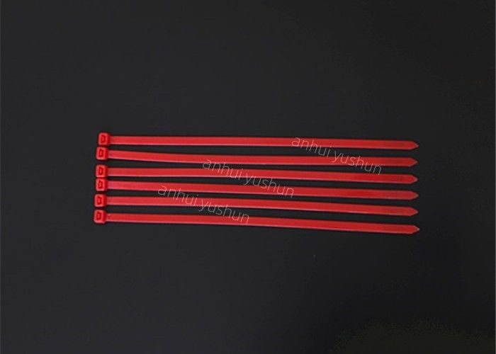 Flammschutz UL94V-2 OEM Farbenfrohe Kunststoff-Nylon-Kabelbindung für alle Größen