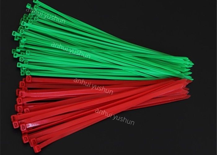 Flammschutz UL94V-2 OEM Farbenfrohe Kunststoff-Nylon-Kabelbindung für alle Größen