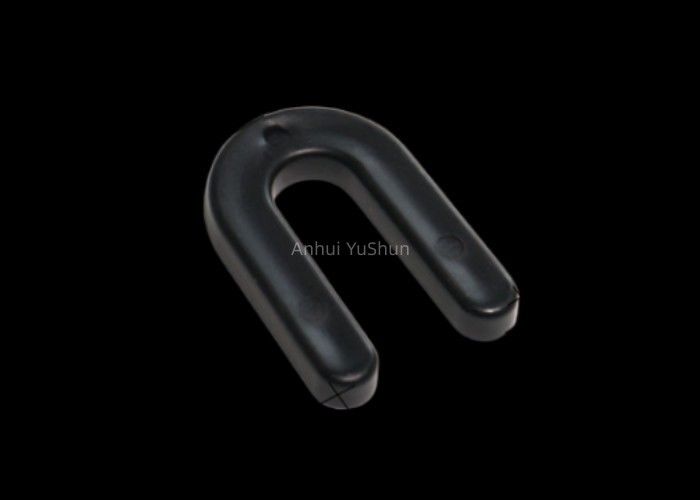 Kunststoff-Hufeisen-U-Unterlegscheiben, 3/16 Zoll Dicke, 32 mm Breite, gelbe Farbe