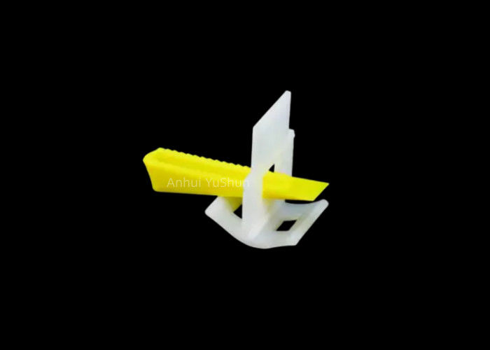 Die horizontale Fliese, die Clip und Keil-Distanzscheiben 2mm 3mm für Wand-Bodenbelag planiert, installieren