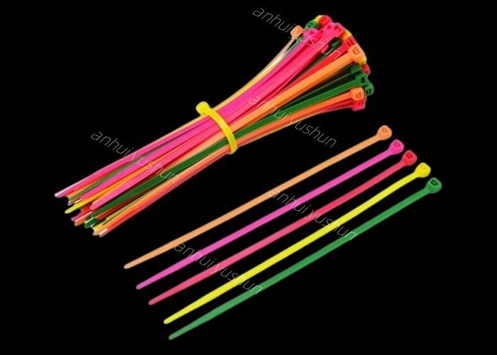 100 Stück/Tasche Plastik-Nylon-Kabelbindung Flammschutz UL94V-2 für Kabelbündelung