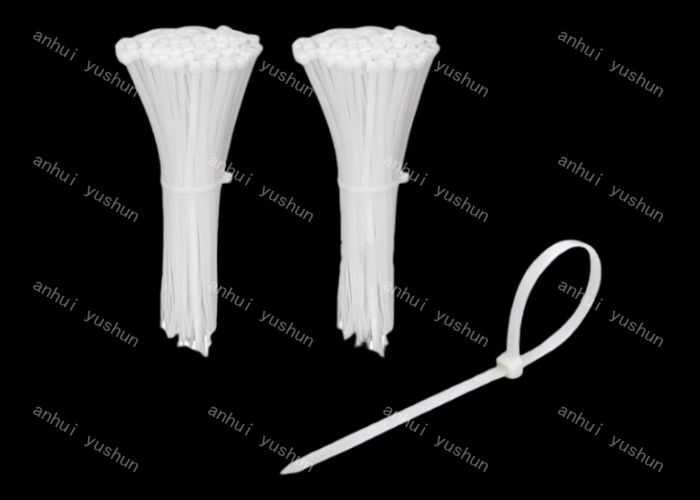 Hohe Festigkeit Farbgebundene Kunststoff-Nylon-Kabelbindung 18 lbs Zugfestigkeit