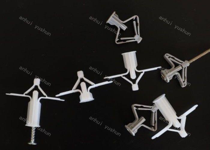 Grey Wall Plug Screw Plastic-Befestiger-Plastikschmetterlings-Anschlussstecker-Schraubanker-Trockenmauer-Anker